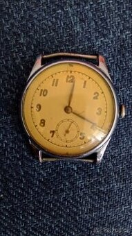Funkční vintage švýcarské vojenské hodinky (40. léta) – 35 m