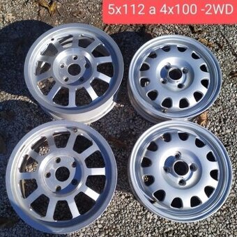 Set R14 4x100 verze 2WD a sady R15 5x112 5,1kg autokros