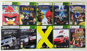 Dětské a závodní hry na Xbox 360