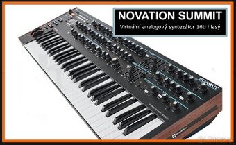 Novation SUMMIT- Virtuální analogový syntezátor v ZÁRUCE