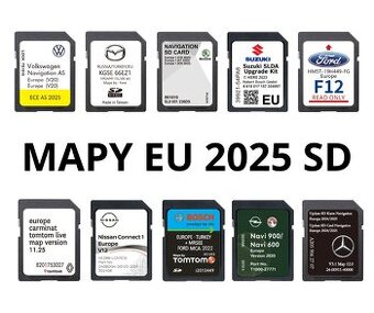 Sd karty do navigace MAPY 2025 Evropa Aktualizace - 1
