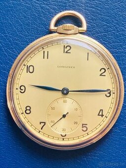 Zlaté 14-karátové Longines art deco kapesní hodinky