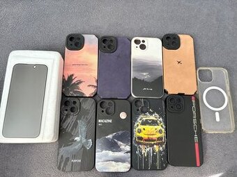 Obaly iPhone 15 + zdarma 5d ochranné sklo
