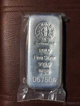 1 kg stříbrný slitek