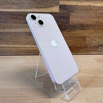 iPhone 13 128GB, růžový, 100% baterie (12 měsíců záruka)