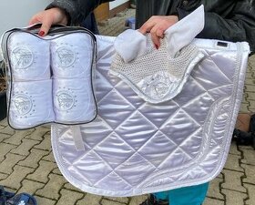 Drezurní závodní set Eskadron platinum bílý