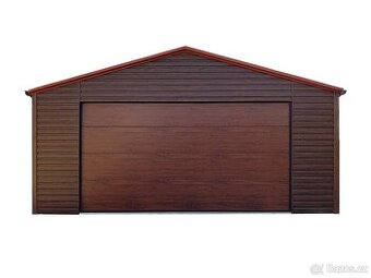 Plechová garáž 5,8x6m - 1