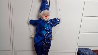 Dekorace-Kašpárek,šašek -velký -cca 80 cm