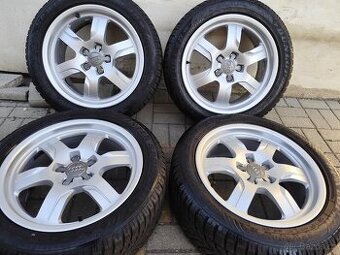 ALU 5x112 r17 AUDI + PNEU - PĚKNÁ SADA