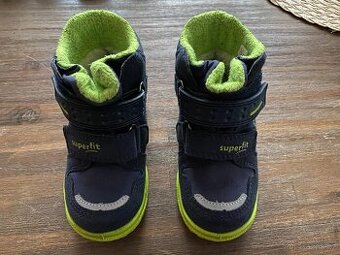 Zimní botičky Superfit Goretex,green vel.23