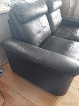 kožená sedačka