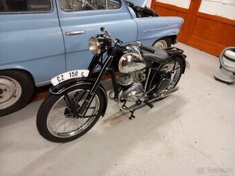 Cz 150 c renovovaný motocykl