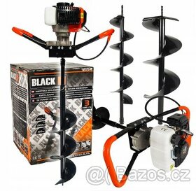 Motorový půdní vrták + 3 vrtáky