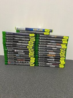 Originální hry na xbox one a xbox 360