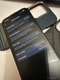 Apple IPhone 16 pro, 128GB, Black. Cz záruka - top stav -