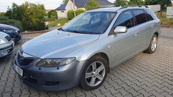 Mazda 6 r.v 2007 kapota, dvere stříbrná met.