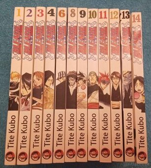 Prodám mandu Bleach směs 12 knih v čj