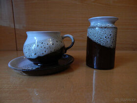 starožitný keramický set / Isabella Bechyně
