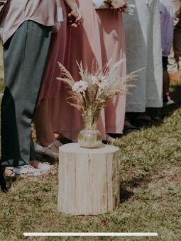 Svatební dekorace - dekorativní špalky