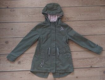 Dívčí jarní bunda, parka vel. 146/152