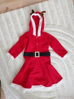 Vánoční šaty a sukýnka 134