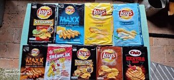 Staré sběratelské
prázdné Obaly od
brambůrků.