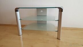 TV skleněný stolek - 1