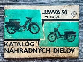 Katalog náhradních dílů - Jawa 50 - 20 / 21 ( 1976 )