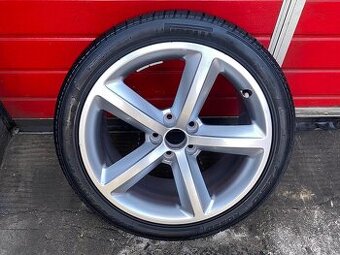 ALU kolo Audi 18" 8J ET43 + letní pneu 245/40/R18