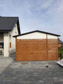 Garáž plechová 4x6m - 1