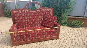 Starožitná pohovka, otoman z 1. republiky - 1