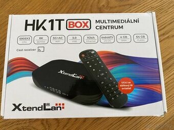 Multimediální centrum XtendLan Android TV box HK1T černý