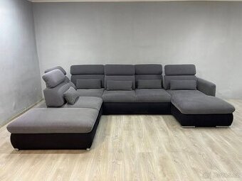 Sedací souprava s nastavitelnou hloubkou sedu.