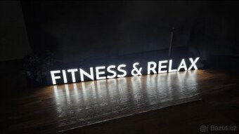 Světelný nápis FITNESS & RELAX - 1