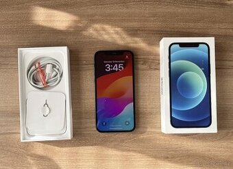 Iphone 12 128 GB Modrý - DOBRÝ STAV