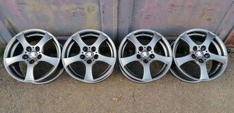 4ks Alu kola 5X100 15" Rapid,Octavia 1 -TOP STAV