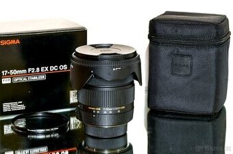 Nikon Sigma 17-50mm f/2,8 EX DC OS HSM TOP STAV