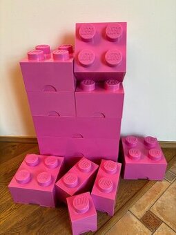 LEGO FRIENDS úložné boxy v barvě magenta