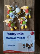 Baby Mix nový plyšový kolotoč nad postýlku