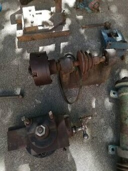 Hřídel a support na soustruh