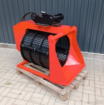 Třídička zeminy, prosévací lžíce, karovačka