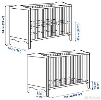 Dětská postýlka Smagora Ikea