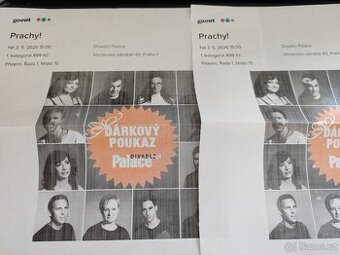 Divadlo Palace Praha, představení Prachy 3.5.2026