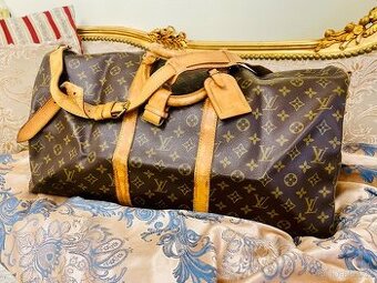 Cestovní kabela Louis Vuitton Keepall 55 Monogram Canvas