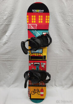 Dětský Snowboardový set Westige 125cm s vázáním Elfengen