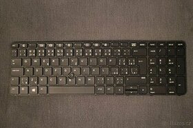 2x klávesnice k notebooku HP 450 G3, české s podsvícením
