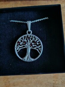 Stříbrný řetízek strom života - 1
