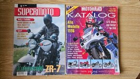 Motorrad Katalog 1996 + časopis Supermoto