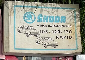 Skoda seznam nahradnich dilu 105,120,130 rapid