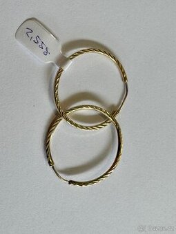 Zlaté náušnice 14k 585/1000